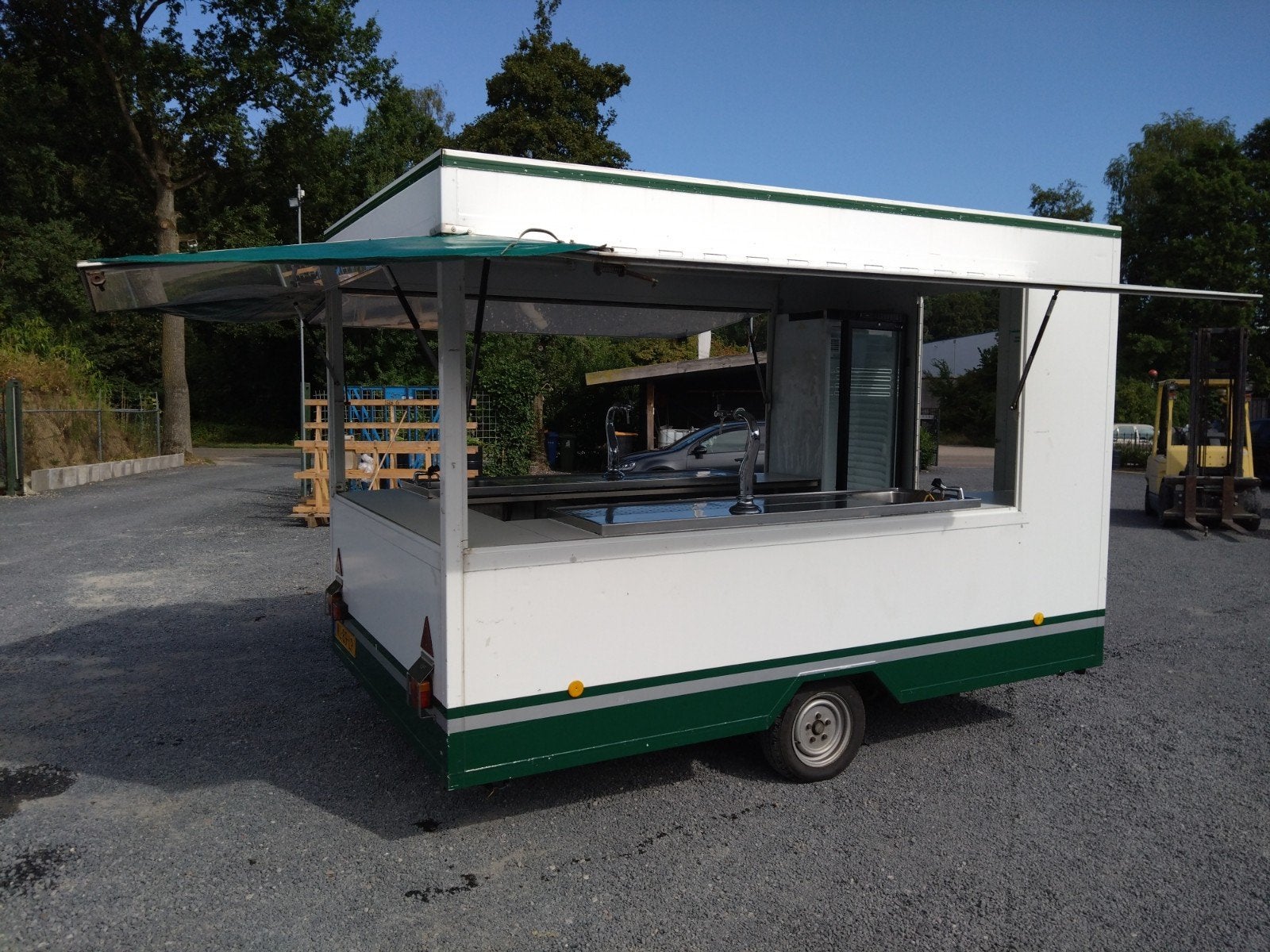 tapwagen / verkoopwagen, Ophalen