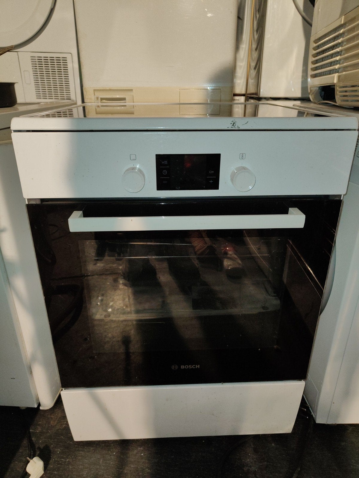 Bosch HCA7481.0 Fornuis met keramische kookplaat, Ophalen, Gebruikt, 4 kookzones, Vrijstaand