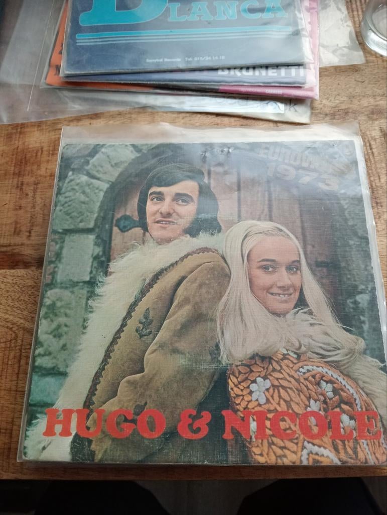 Hugo & Nicole - baby baby, Cd's en Dvd's, Vinyl | Nederlandstalig, Ophalen of Verzenden, Zo goed als nieuw, Overige formaten, Levenslied of Smartlap