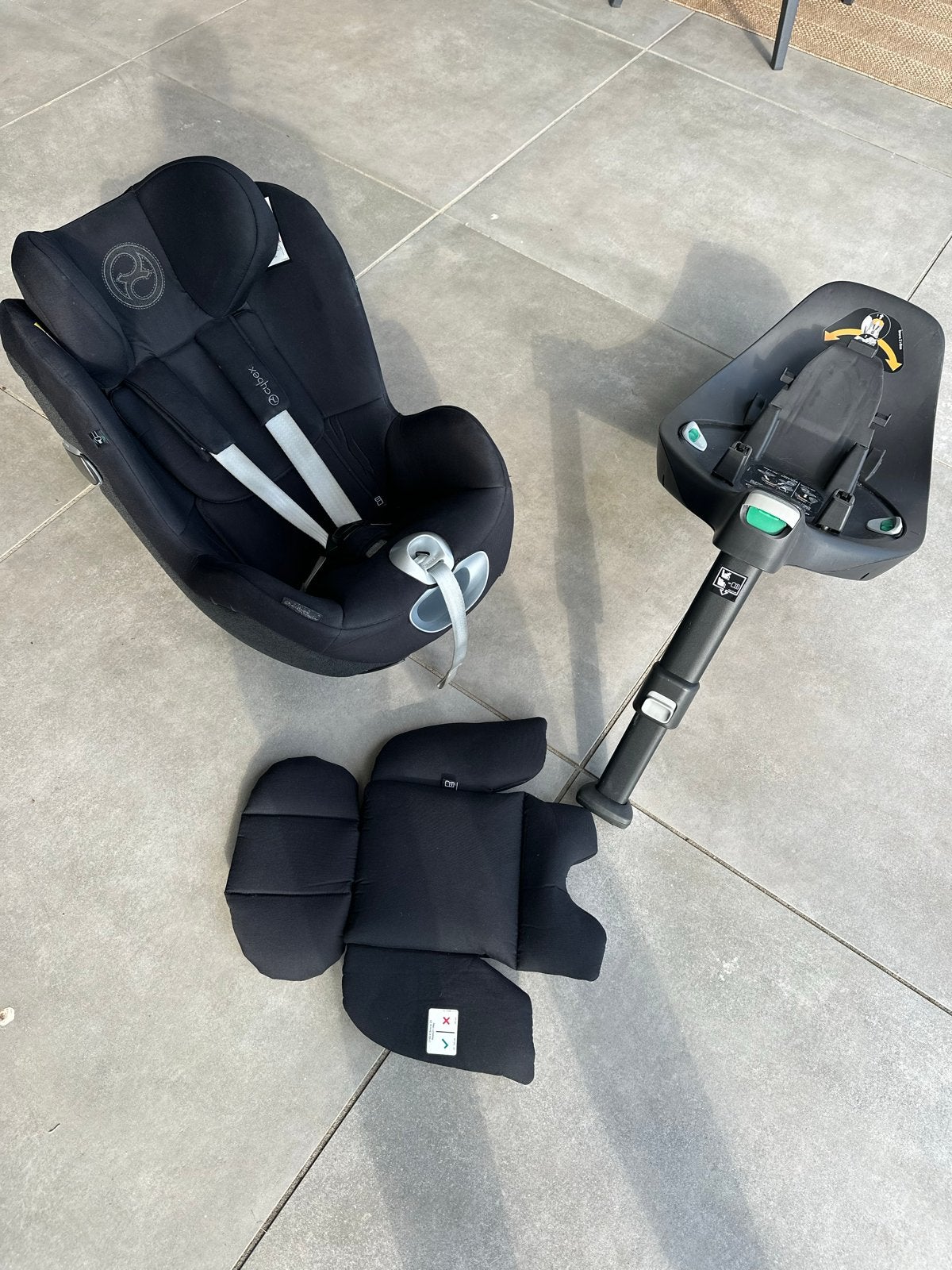 Cybex Sirona i-Size autostoel met Isofix base 360 draaibaar, Gebruikt, 0 t/m 18 kg, Verstelbare rugleuning, Isofix