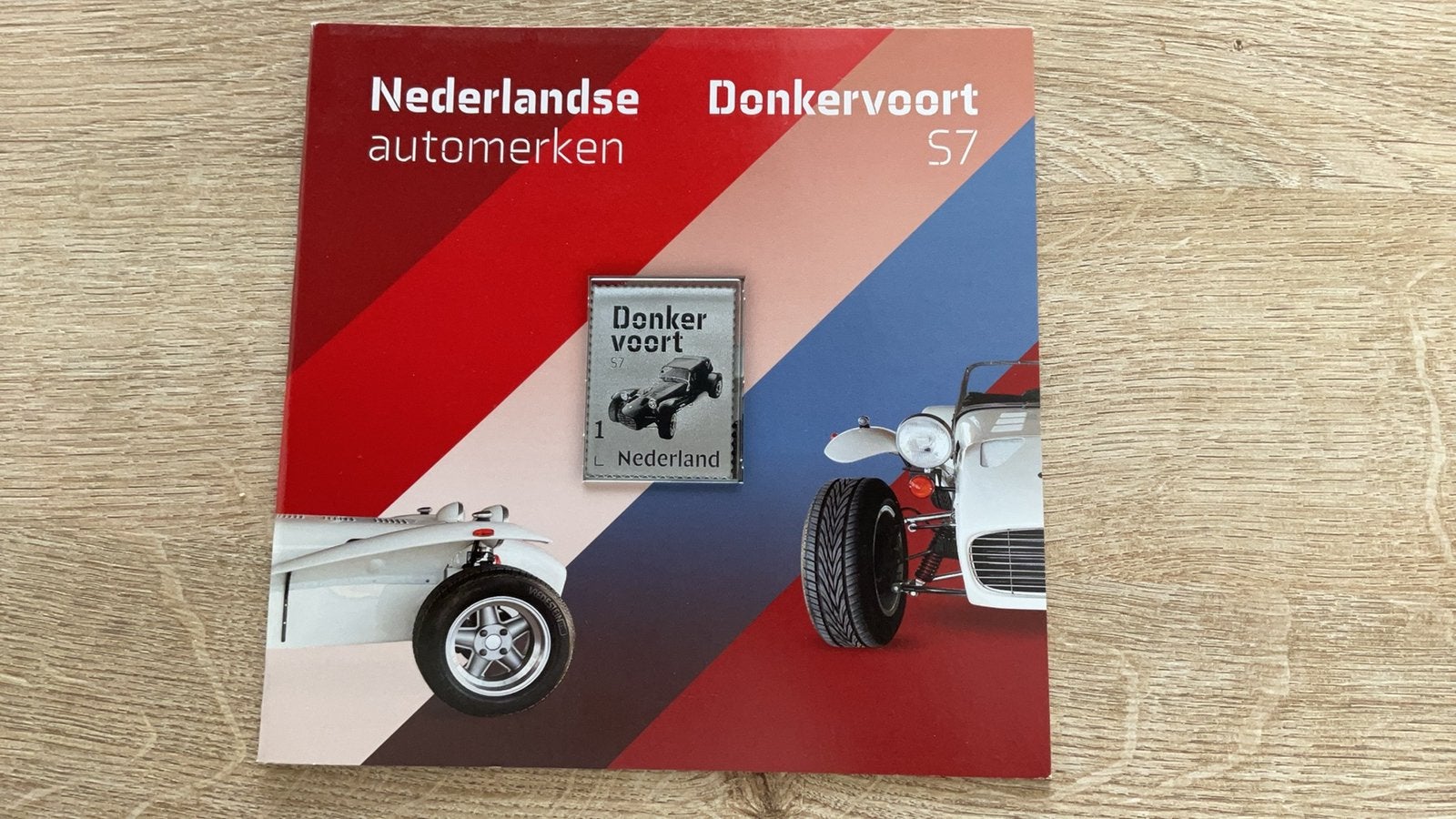 Zilveren postzegel nederlandse automerken donkervoort s7, Ophalen of Verzenden, Postfris