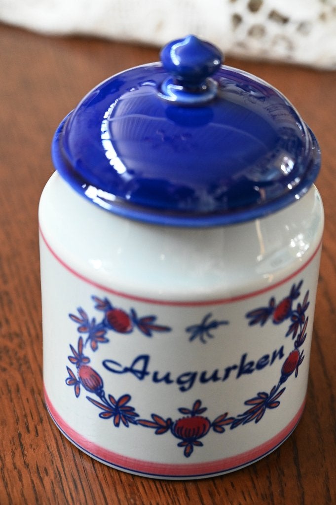 Augurken pot met deksel ZENITH, Overige typen, Ophalen of Verzenden, Zo goed als nieuw, Steen/keramiek