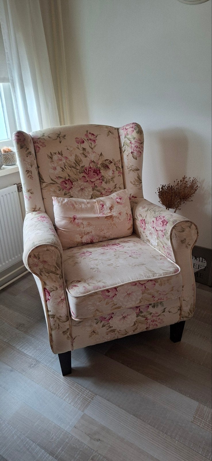 Oorfauteuil te koop, Ophalen, Gebruikt, Minder dan 75 cm, Stof
