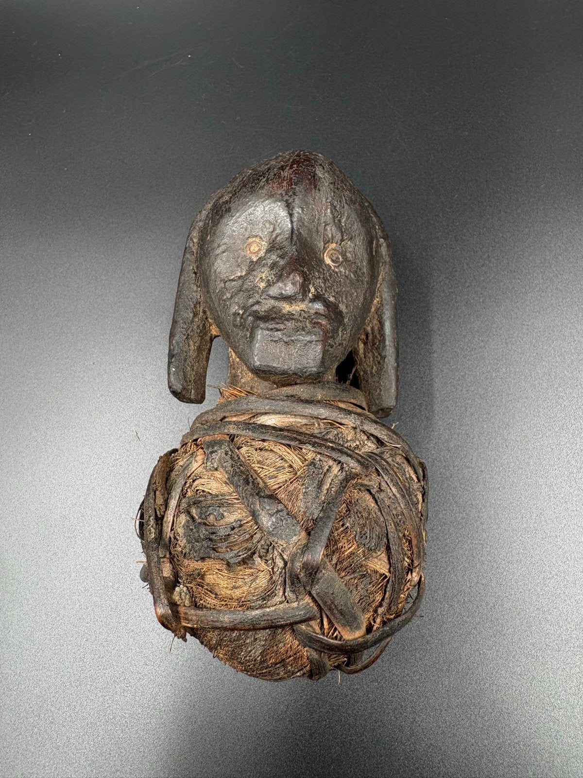 Enyma Fang - Guinea, Antiek en Kunst, Bruin, Afrika, Ophalen of Verzenden, Gesneden