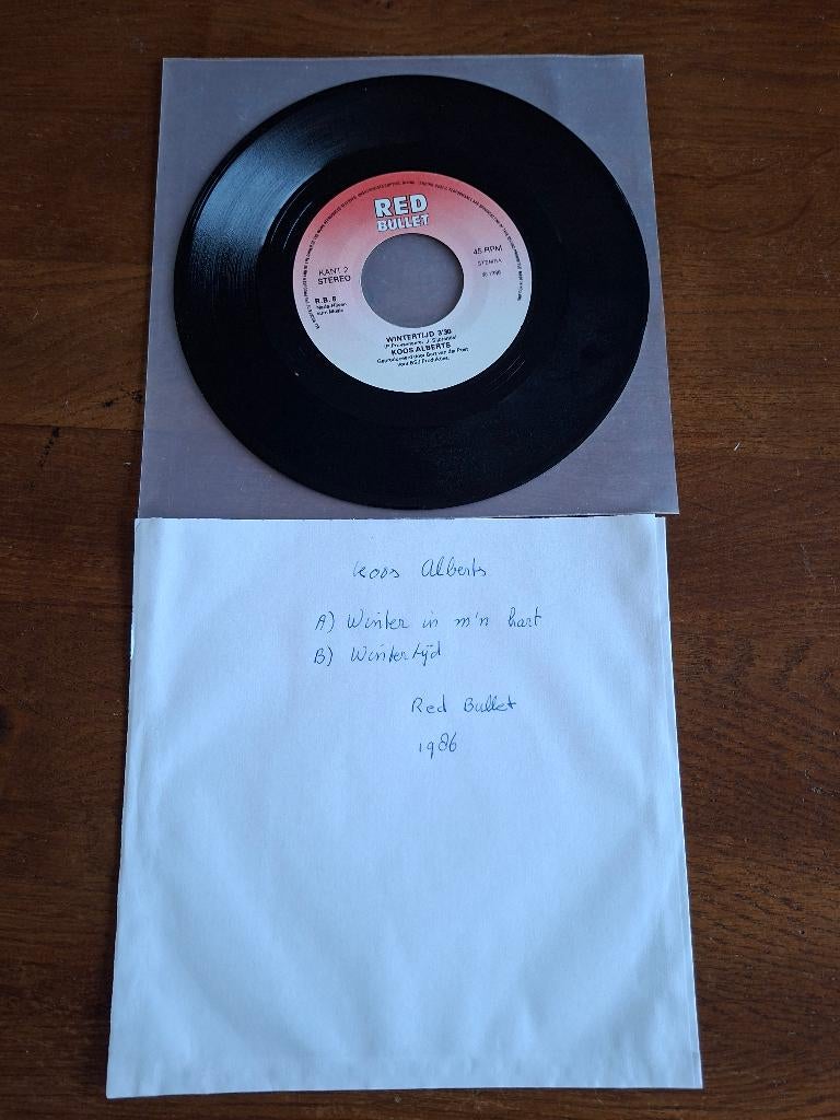 Koos Alberts, winter in m'n hart, Gebruikt, 7 inch, Ophalen of Verzenden, Nederlandstalig