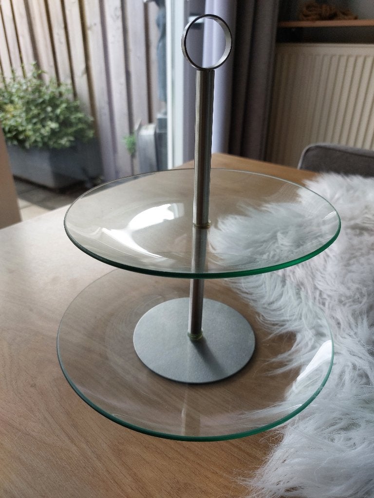 Etagère, Ophalen, Demontabel, Etagère, Glas