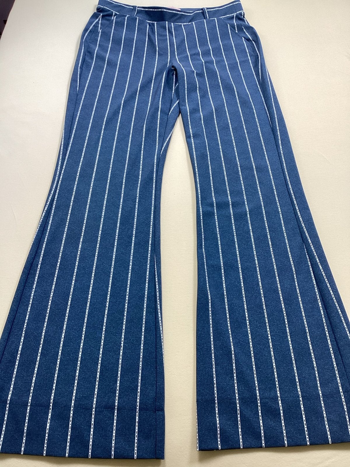 Studio Anneloes Flair Broek Indigo Streepprint Maat M, Maat 38/40 (M), Blauw, Ophalen of Verzenden, Zo goed als nieuw
