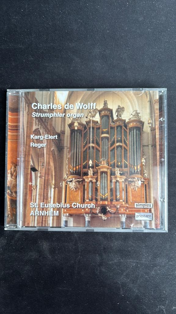 Karg-Elert: Passacaglia en Fuga over BACH - Charles de Wolff, Ophalen of Verzenden, Modernisme tot heden, Gebruikt, Overige typen