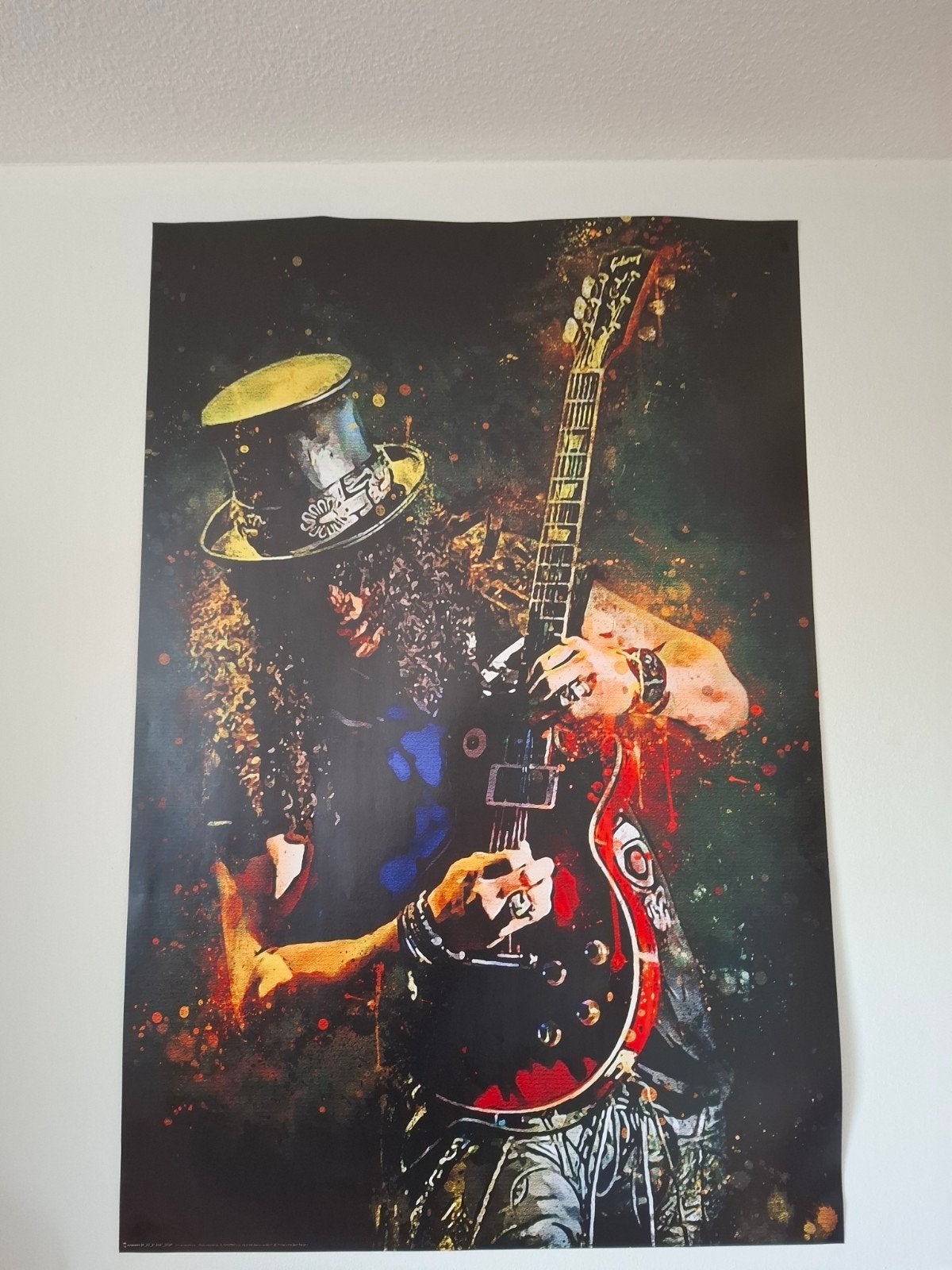 Slash poster - Zo goed als nieuw, Rechthoekig Staand, Deurposter of groter, Ophalen of Verzenden, Zo goed als nieuw
