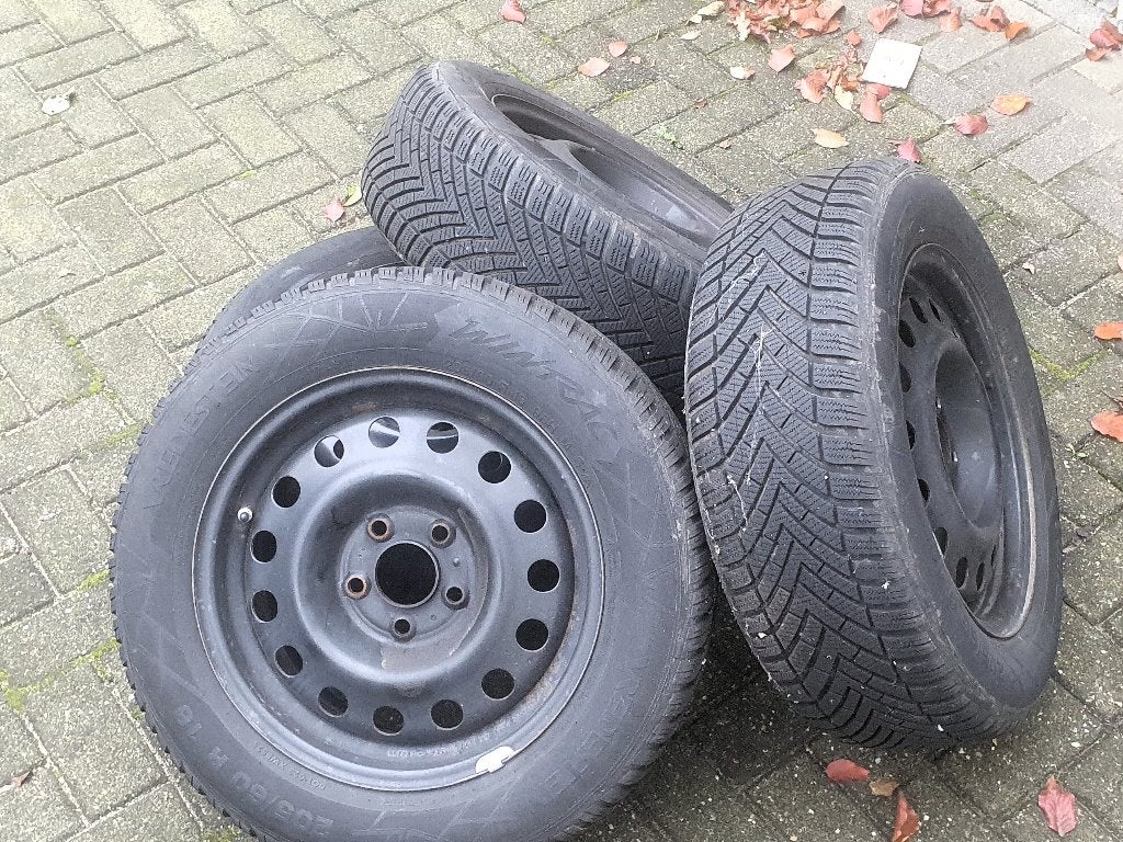 winterbanden, Ophalen, Gebruikt, 16 inch, Banden en Velgen