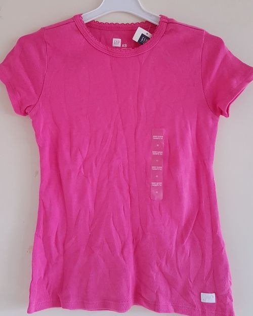 Roze GAP shirt maat 104/110 NIEUW (0108), Kinderen en Baby's, Meisje, Nieuw, Ophalen of Verzenden, Shirt of Longsleeve