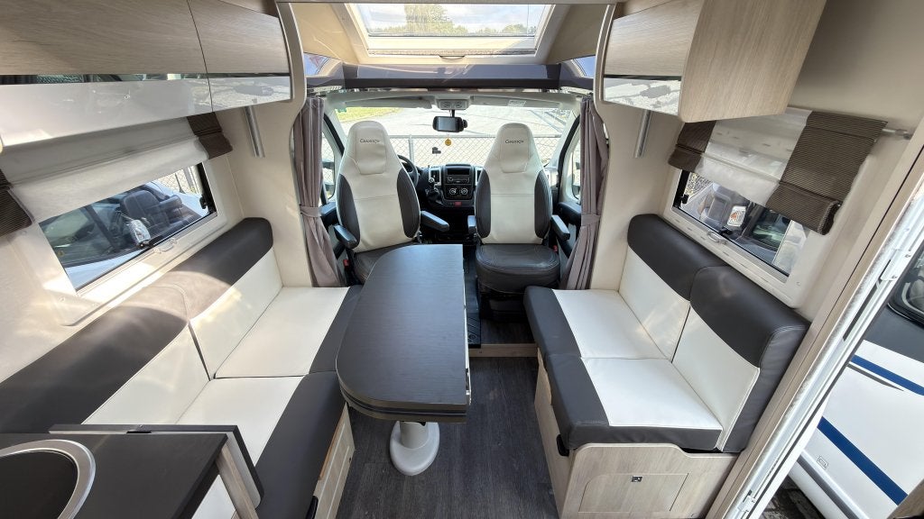 Lage Enkele bedden,Hefbed Chausson Special Edition 757, Caravans en Kamperen, Campers, Ringverwarming, Fiat, Luifel, Koelkast