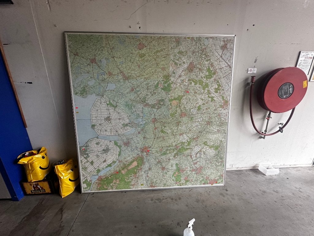 Landkaart (provincies) middelpunt Zwolle, 2000 tot heden, Nederland, Ophalen, Onbekend