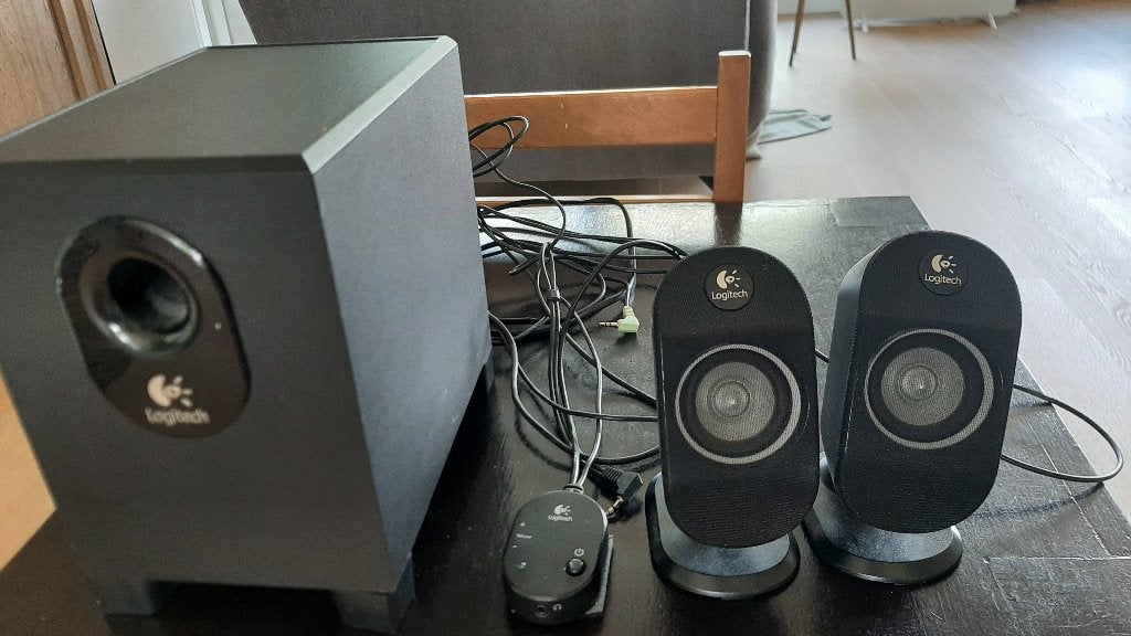 Logitech speakerset, Ophalen, Gebruikt, Overige typen
