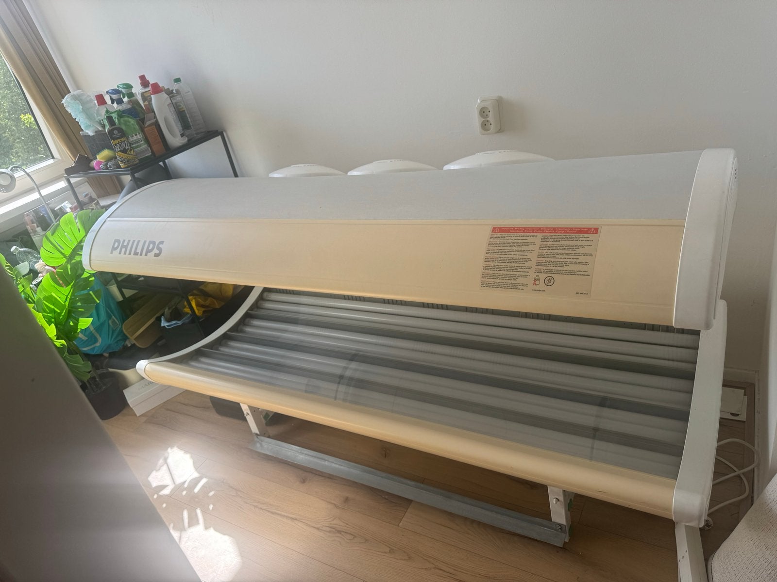 Philips Infrarood Zonnebank, Ophalen, Gebruikt, Zonnebank enkelzijdig, 10 tot 15 lampen