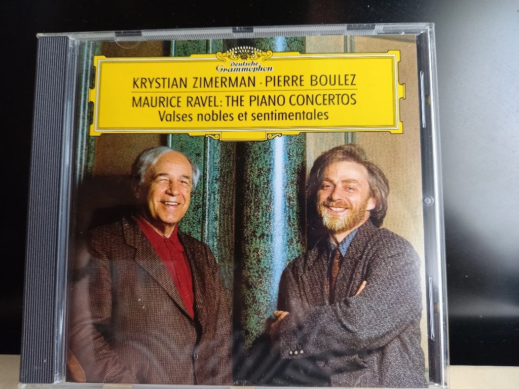 Krystian Zimerman - Pierre Boulez - Ravel Piano Concertos, Ophalen of Verzenden, Modernisme tot heden, Zo goed als nieuw, Overige typen