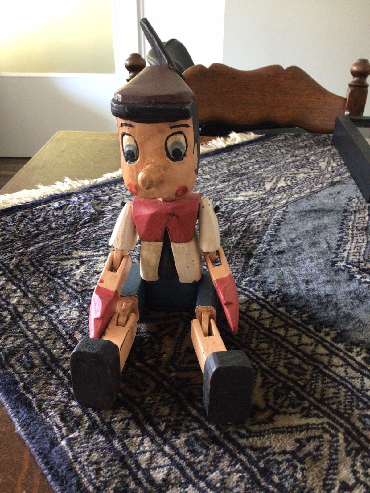 Houten pinokio, Ophalen of Verzenden, Zo goed als nieuw