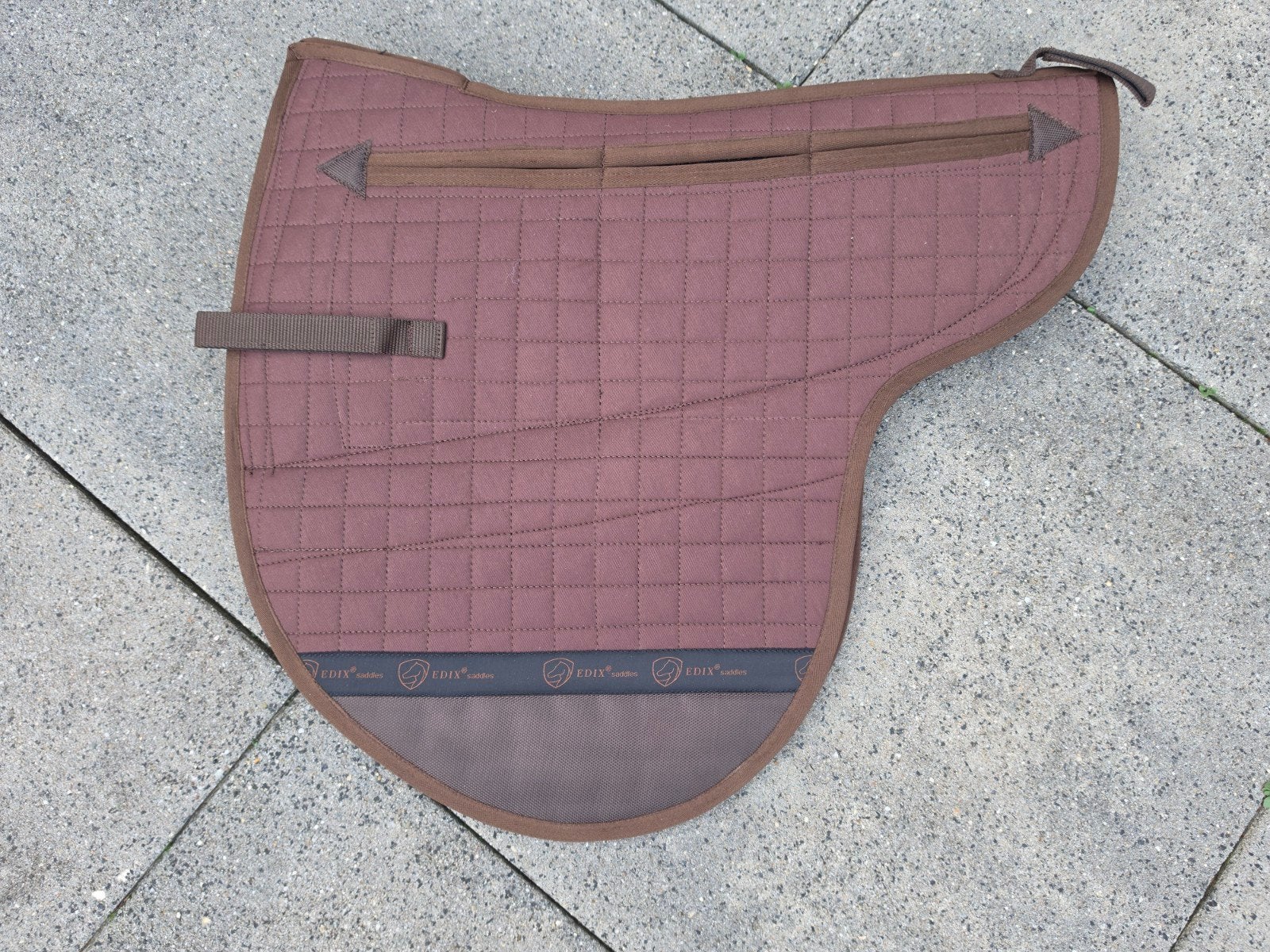Edix boomloos zadelpad met inlages - 62 cm / S, Dieren en Toebehoren, Ophalen of Verzenden, Nieuw