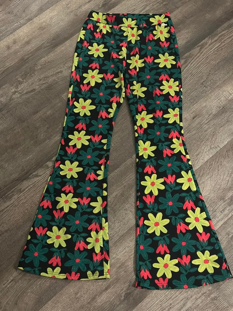 Colourful Rebel flared pants big flower, maat L, Overige kleuren, Maat 42/44 (L), Nieuw, Ophalen of Verzenden