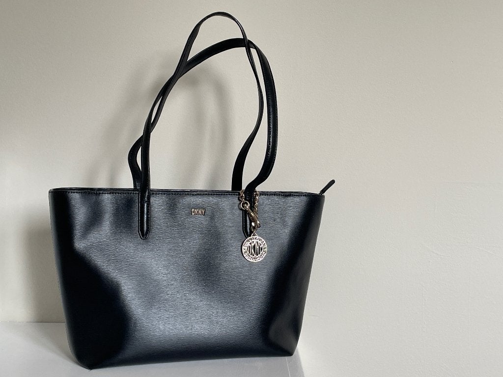 DKNY Shopper black pre-loved, Ophalen, Zo goed als nieuw, Zwart, Shopper