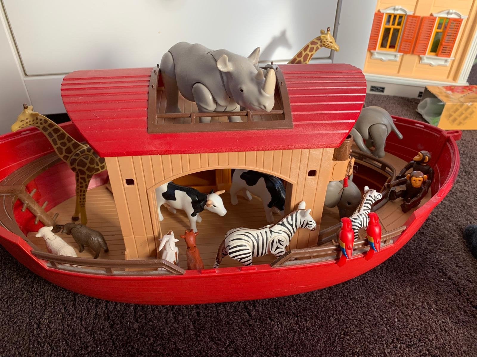 Playmobil Ark van Noach met Dieren, Ophalen, Gebruikt, Complete set, Boot/Schip