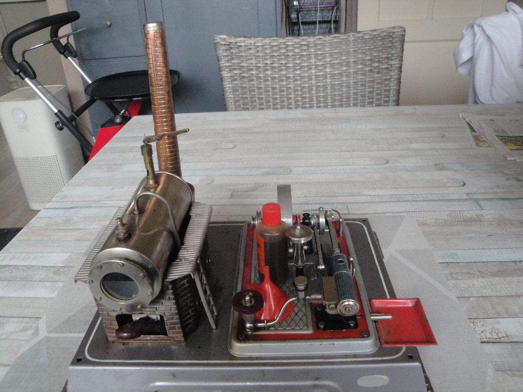 Stoommachine Wilesco D16. Is IGS. Loopt goed op stoom., Ophalen of Verzenden, Gebruikt, Groter dan 1:32
