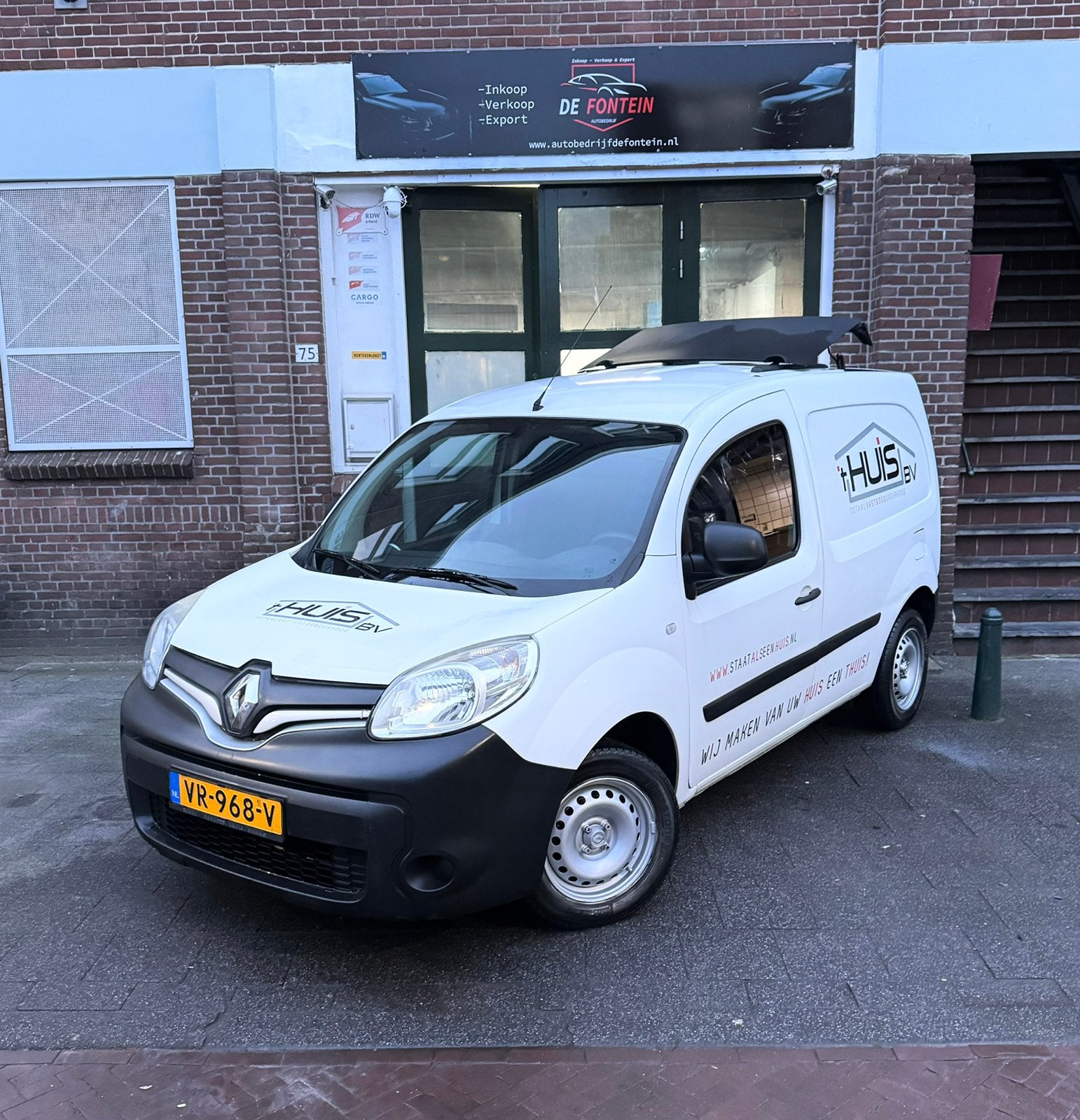Renault Kangoo 1.5 DCI 55KW 2015/Schuif dak, Auto's, Bestelauto's, Bedrijf, Renault, Diesel, Handgeschakeld, Origineel Nederlands