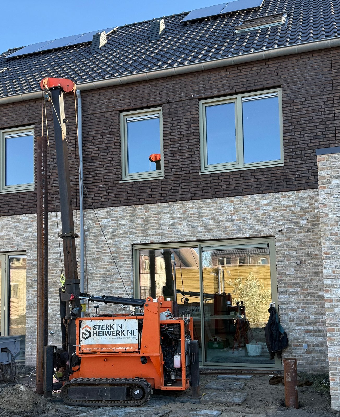 Heiwerk,heipalen,stalenbuispalen,funderingsherstel,fundering