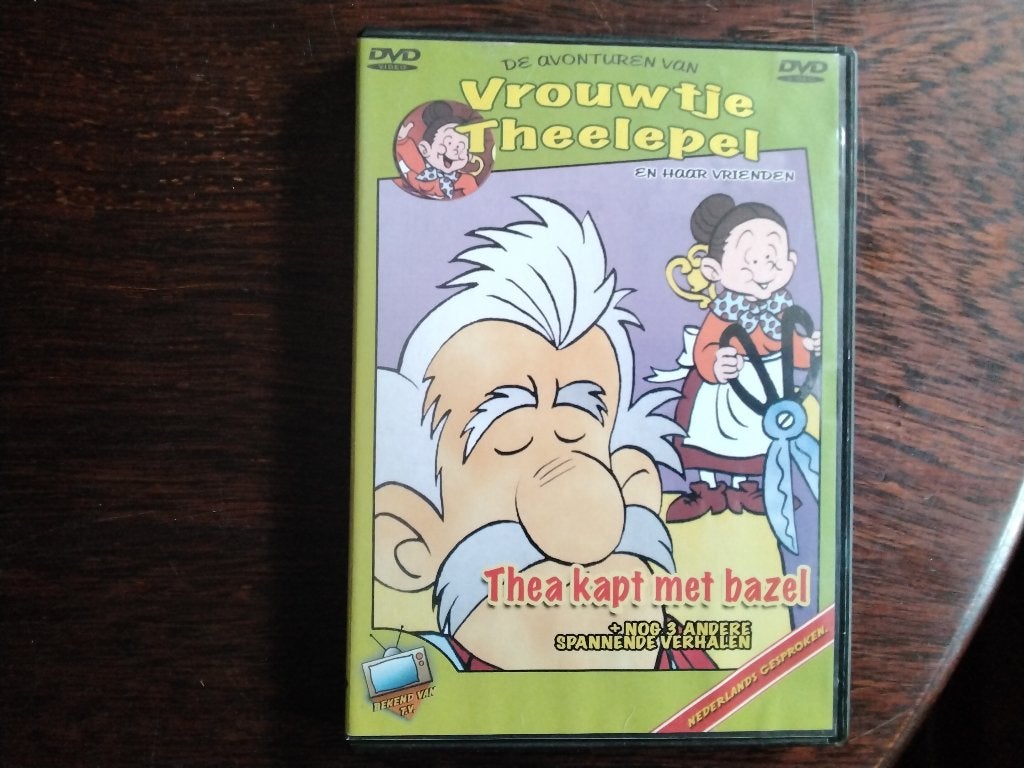 Vrouwtje theelepel thea kapt met bazel, origineel, Avontuur, Alle leeftijden, Ophalen of Verzenden, Zo goed als nieuw