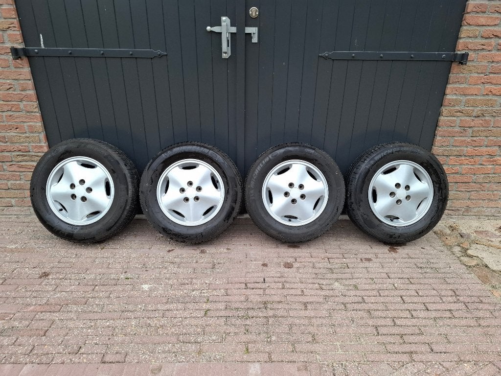 4 lichtmetalen velgen, model Etoile, Citroen XM, Auto-onderdelen, Banden en Velgen, Ophalen, Gebruikt, 15 inch, Banden en Velgen