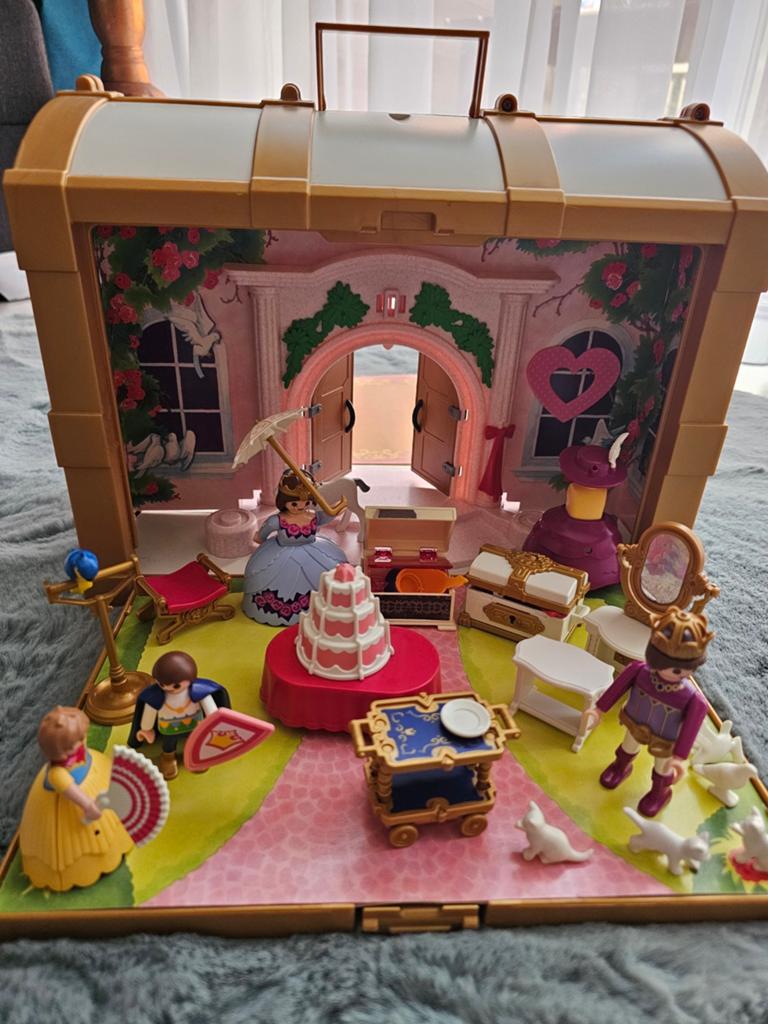 Playmobil Prinsessen Koffer Kasteel met Accessoires, Verzenden, Zo goed als nieuw, Complete set