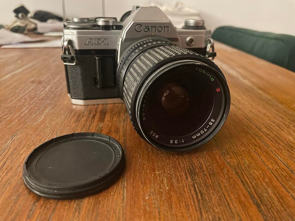 Canon AE-1 Analoge Spiegelreflexcamera, Audio, Tv en Foto, Fotocamera's Analoog, Zo goed als nieuw, Spiegelreflex, Canon, Ophalen of Verzenden
