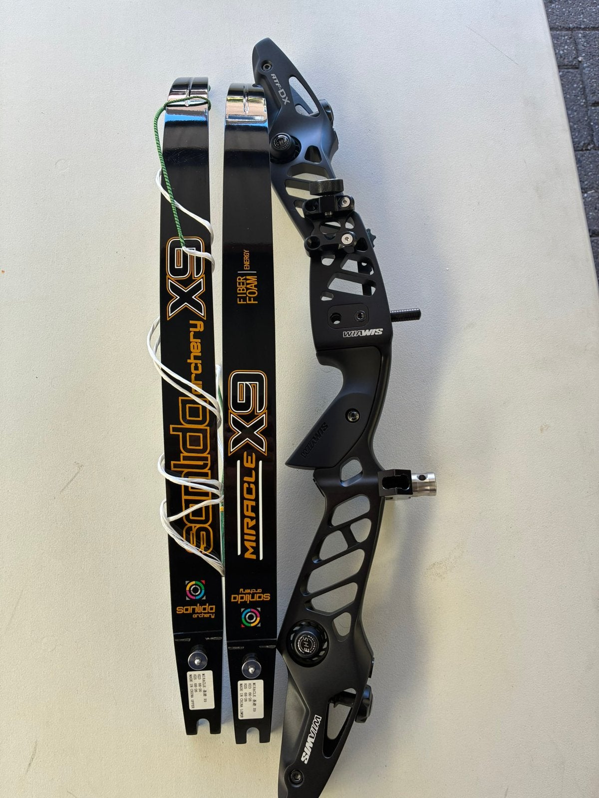 Complete Olympische Recurve boog, Sport en Fitness, Ophalen, Zo goed als nieuw, Recurveboog