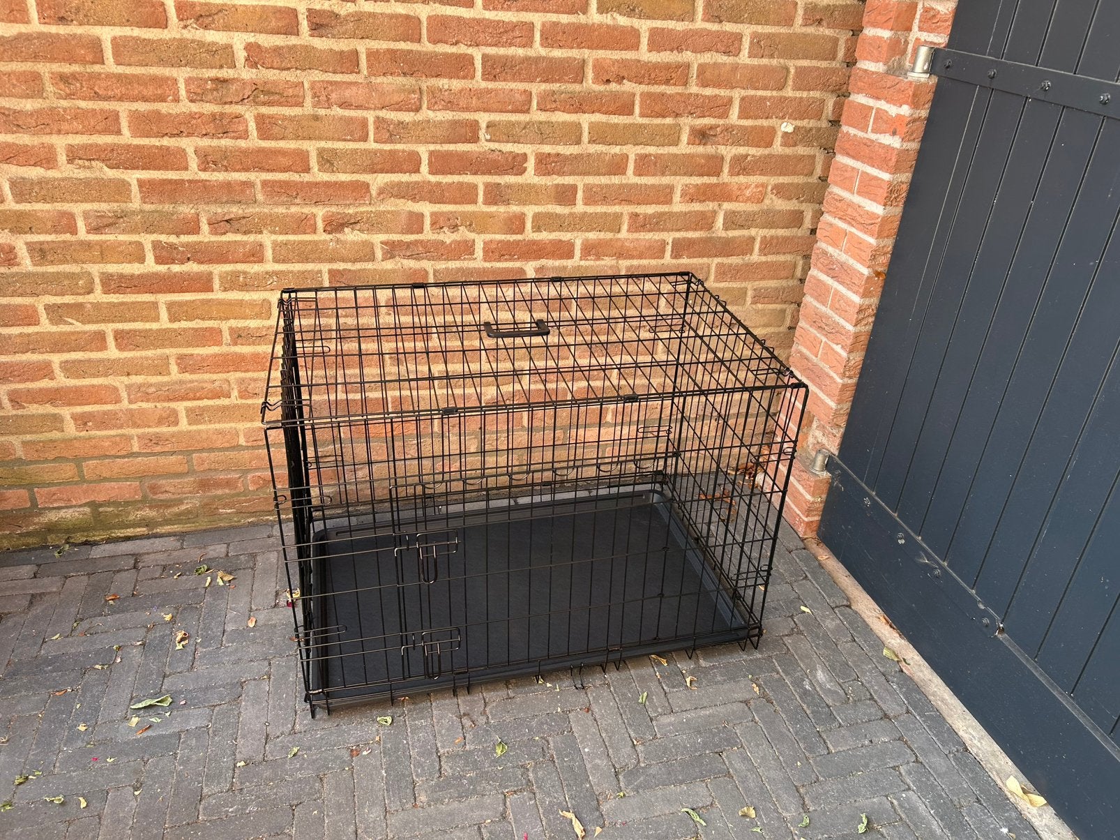 Bench zwart, Dieren en Toebehoren, Ophalen, Zo goed als nieuw, 75 tot 110 cm, 65 tot 100 cm
