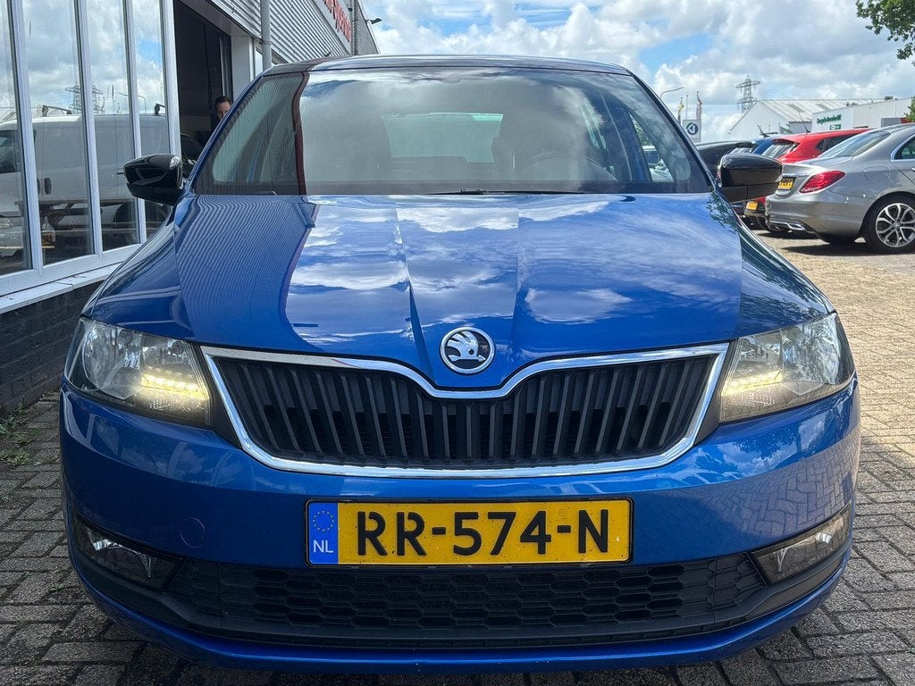 Skoda Rapid Spaceback 1.0 TSI Greentech Drive | Trekhaak | S, Stof, Gebruikt, 580 kg, Blauw