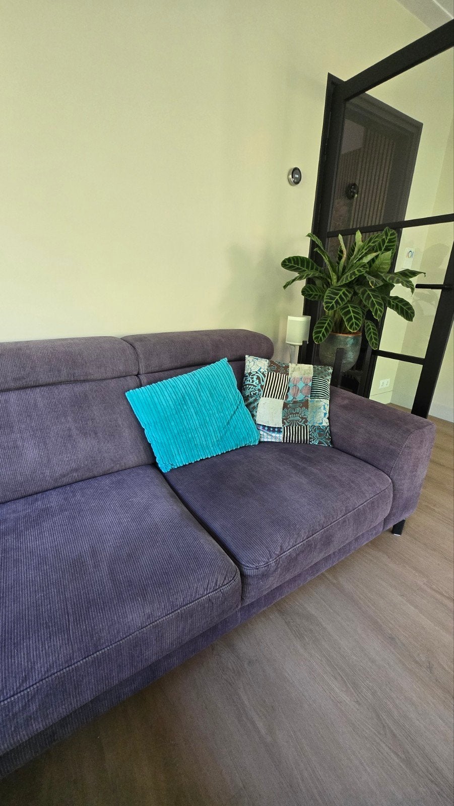 Comfortabele grijze hoekbank Xooon, Huis en Inrichting, Banken | Bankstellen, Ophalen, 250 tot 300 cm, Gebruikt, 100 tot 125 cm