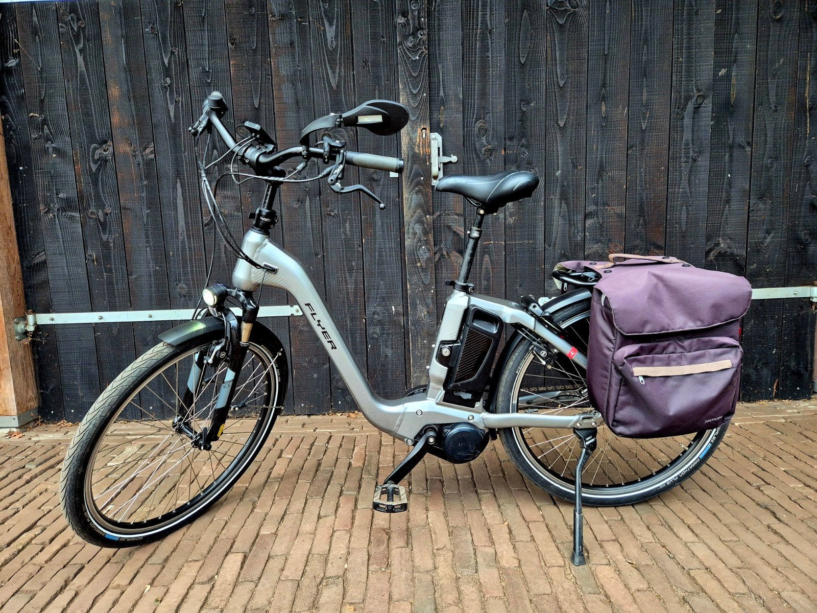 nette elektrische fiets flyer lage instap weinig km, Fietsen en Brommers, Minder dan 47 cm, Ophalen, Zo goed als nieuw, Overige merken