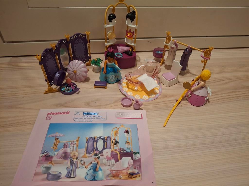 Playmobil 6850/9158 Koninklijke Kleedkamer, Ophalen of Verzenden, Zo goed als nieuw