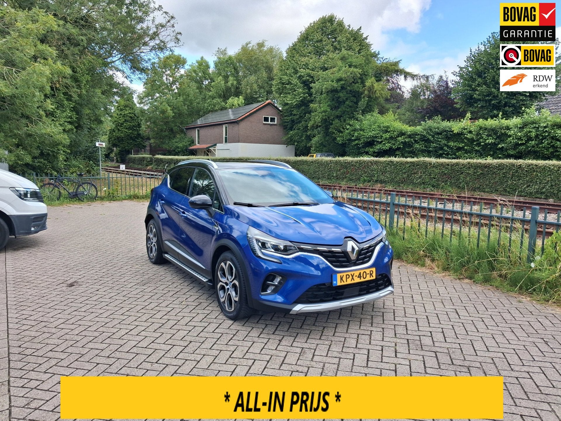 Renault Captur 1.6 E-Tech Plug-in Hybrid 160 Intens Bose 220, 12 maanden, Gebruikt, 4 cilinders, Blauw