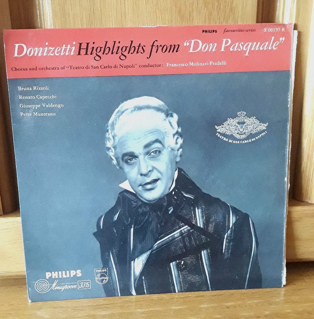 Highlights From 'Don Pasquale - Rizzoli/ Capecchi/ Valdengo, LP, Opera of Operette, Ophalen of Verzenden, Zo goed als nieuw