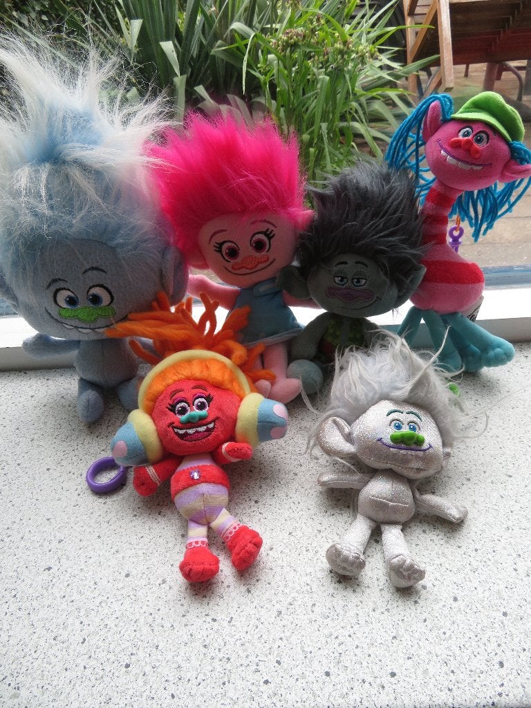 Trolls Dreamworks Nicotoy TROLLS Trol zacht materiaal, Overige karakters, Overige typen, Ophalen of Verzenden, Zo goed als nieuw