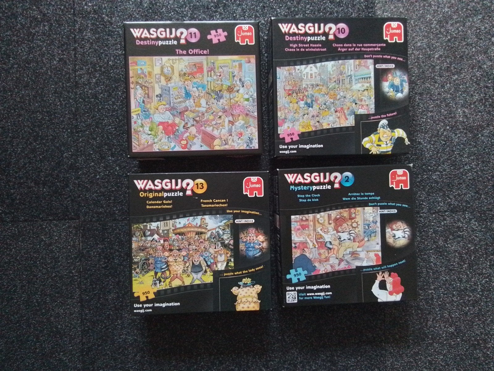 Wasgij puzzels, Ophalen, 500 t/m 1500 stukjes, Zo goed als nieuw