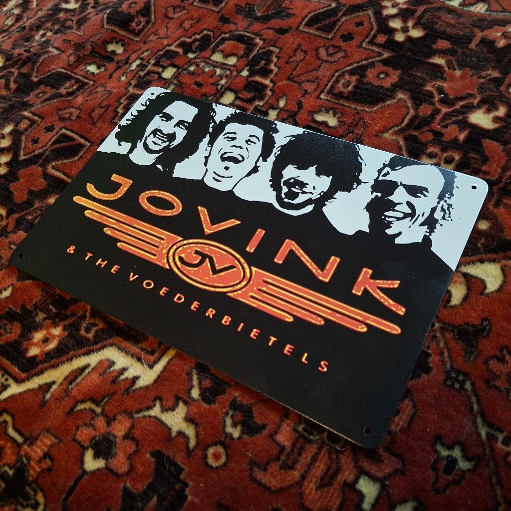 Jovink Band - Metalen wandplaat, Metaal, 30 cm, Meerkleurig, Nieuw