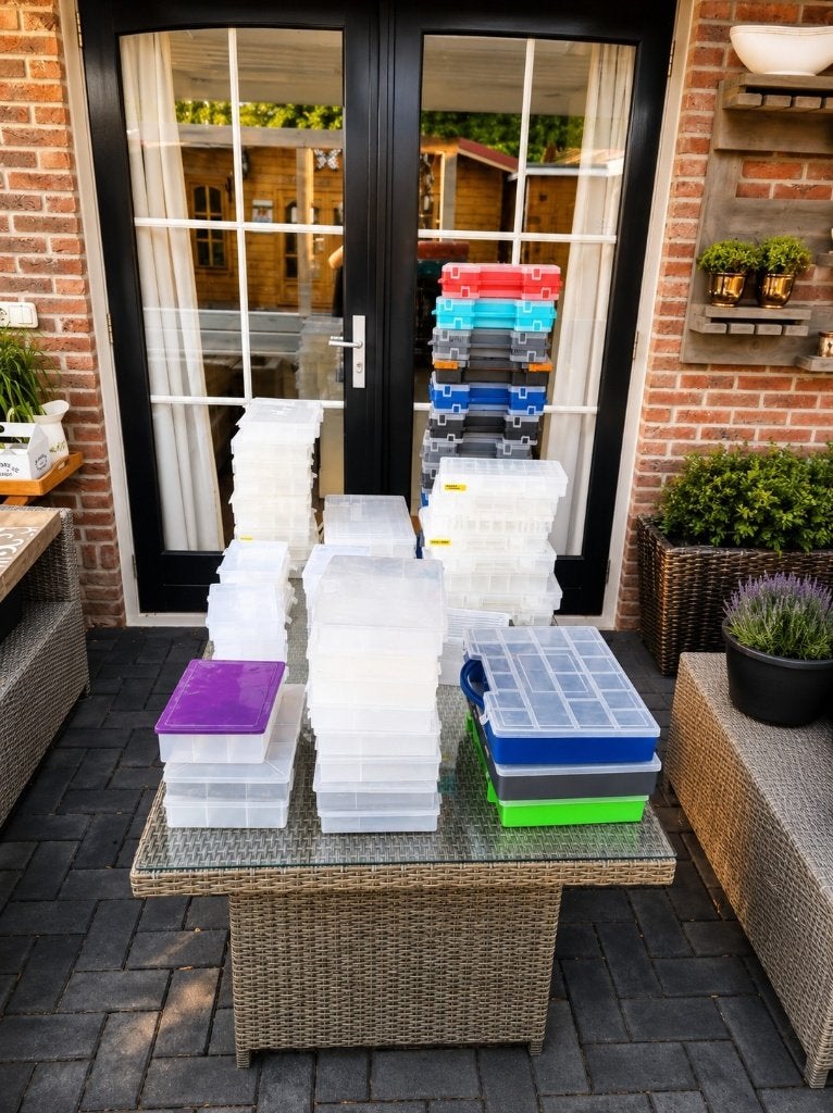 Wegens opruiming - grote partij sorteerdozen, Hobby en Vrije tijd, Kralen en Sieraden maken, Ophalen of Verzenden, Gebruikt, Overige typen