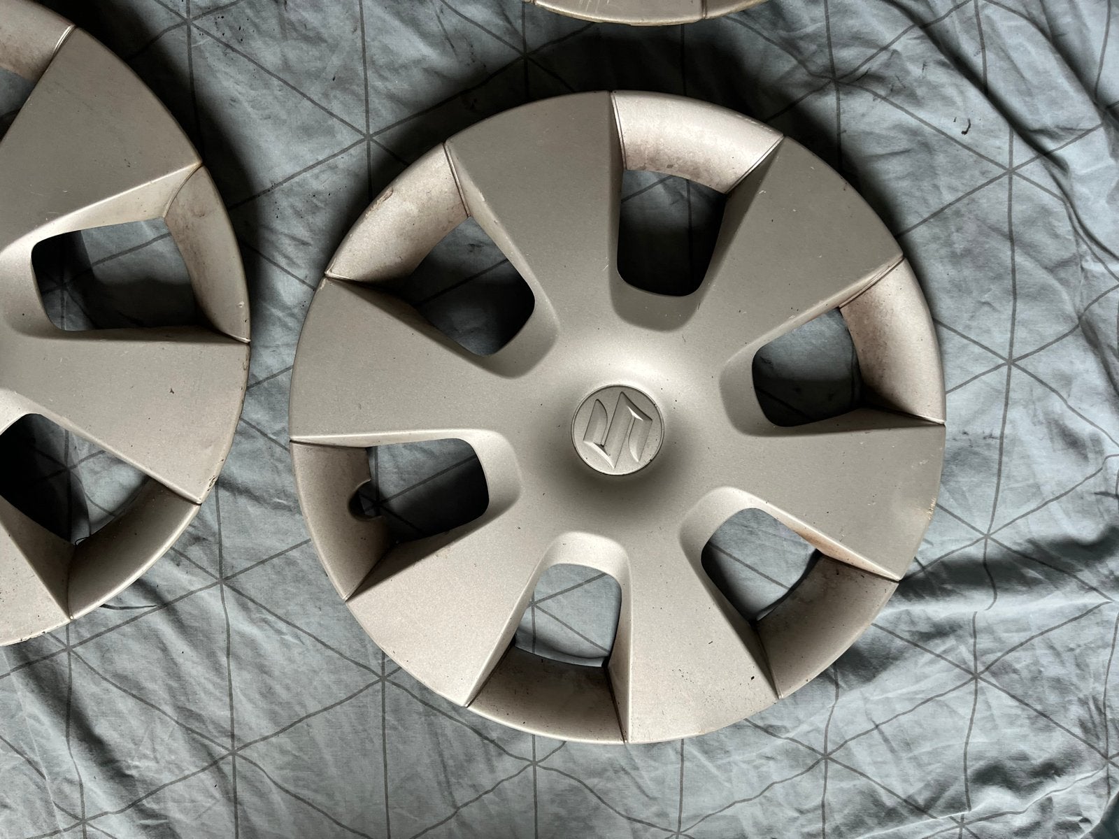 14 inch Suzuki wieldoppen set inclusief ringen, Ophalen of Verzenden, Zo goed als nieuw
