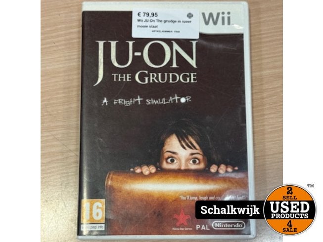 Wii JU-On The grudge in een zeer mooie staat met boekje, Nintendo, Zo goed als nieuw, Support@nintendo.com, 11-1 Hokotate-cho, Kamitoba, Minami-ku
Kyoto 601-8501
Japan