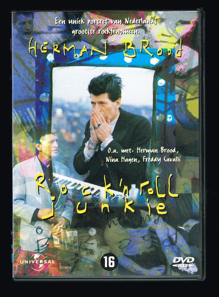 Herman Brood DVD Rock 'N Roll Junkie, Alle leeftijden, Ophalen of Verzenden, Zo goed als nieuw, Muziek en Concerten