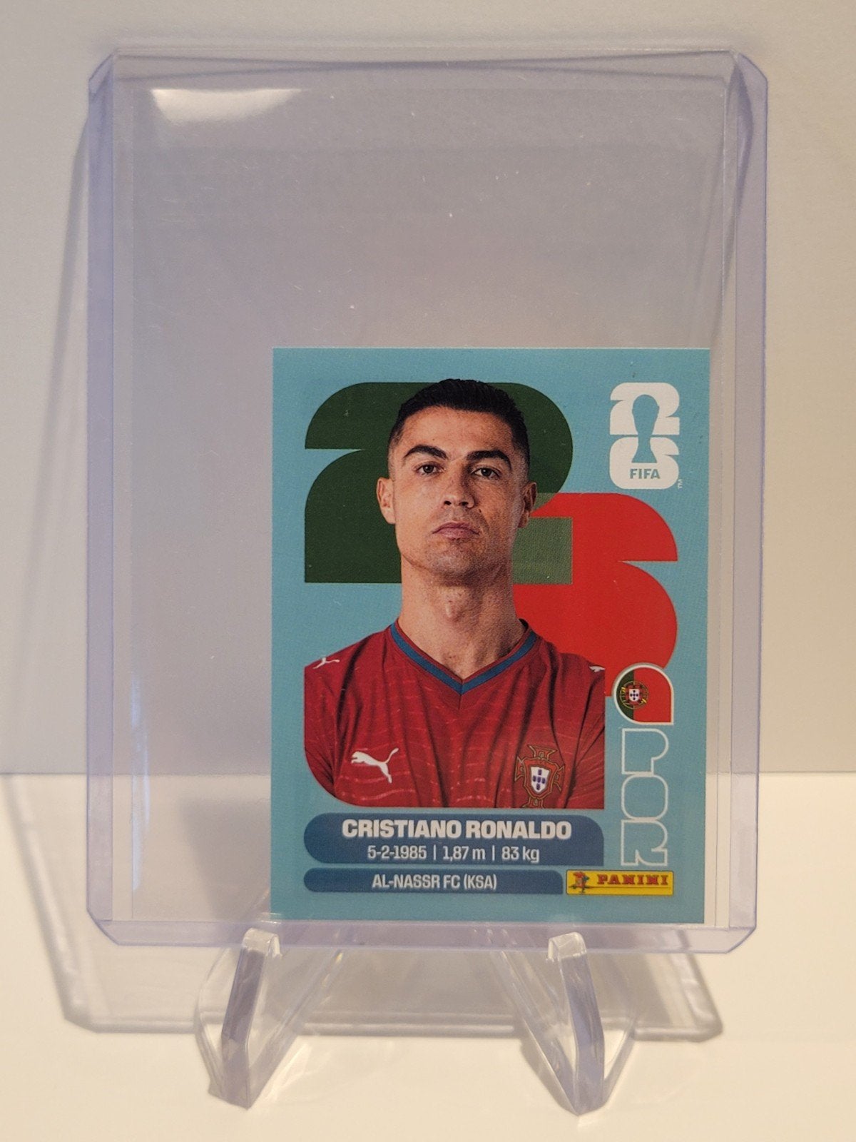 Cristiano Ronaldo Panini Sticker WK 2026 Portugal Al Nassr, Ophalen, Nieuw