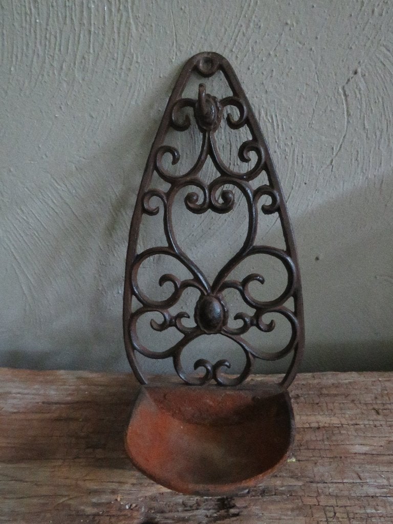 gietijzeren muurhanger, Ophalen of Verzenden