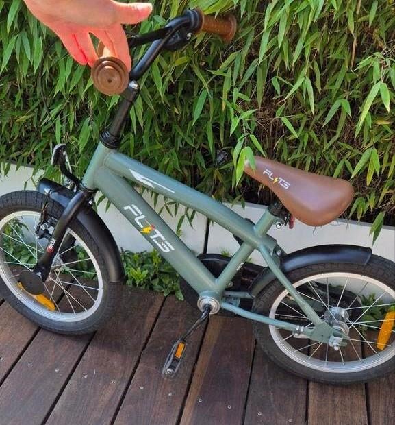 2Cycle Flits Kinderfiets - 16 inch - Groen, Fietsen en Brommers, Fietsen | Kinderfietsjes, Zo goed als nieuw, 16 tot 20 inch, Terugtraprem